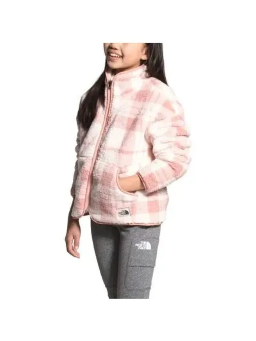 The North Face Girls Campshire Cardigan Full Zipper Jackets Fleece M 10/12
